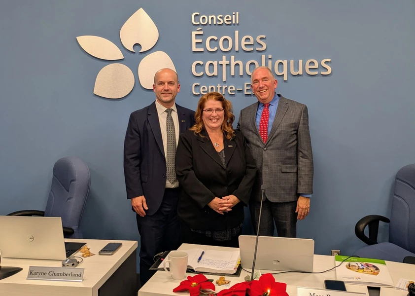 Marc Bertrand, Johanne Lacombe et Daniel Boudria