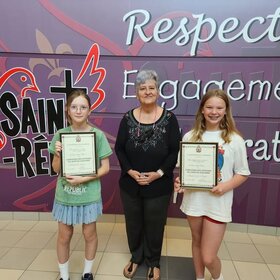 Gagnantes du concours sur le Souvenir